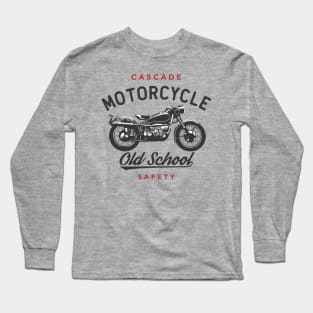 Old School Motorcycle Long Sleeve T-Shirt